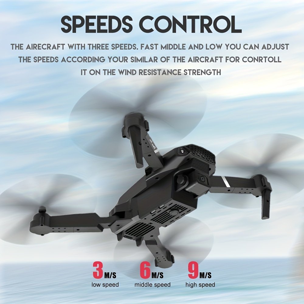 **E88 PRO All-in-One Gesture-Controlled Aerial Drone | Dual Adjustable HD Cameras + 3-Speed Wind Resistance + Touch-Free Operation, Smart Tracking with One-Click Editing, Perfect for Beginners and Outdoor Creativity** - V1102-E88PRO001 **E88 PRO All-in-One Gesture-Controlled Aerial Drone | Dual Adjustable HD Cameras + 3-Speed Wind Resistance + Touch-Free Operation, Smart Tracking with One-Click Editing, Perfect for Beginners and Outdoor Creativity** - Image 12