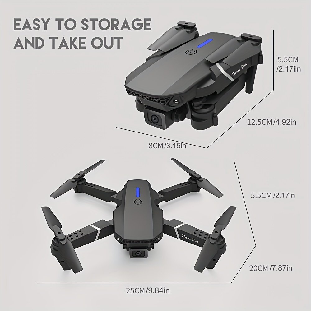 **E88 PRO All-in-One Gesture-Controlled Aerial Drone | Dual Adjustable HD Cameras + 3-Speed Wind Resistance + Touch-Free Operation, Smart Tracking with One-Click Editing, Perfect for Beginners and Outdoor Creativity** - V1102-E88PRO001 **E88 PRO All-in-One Gesture-Controlled Aerial Drone | Dual Adjustable HD Cameras + 3-Speed Wind Resistance + Touch-Free Operation, Smart Tracking with One-Click Editing, Perfect for Beginners and Outdoor Creativity** - Image 13