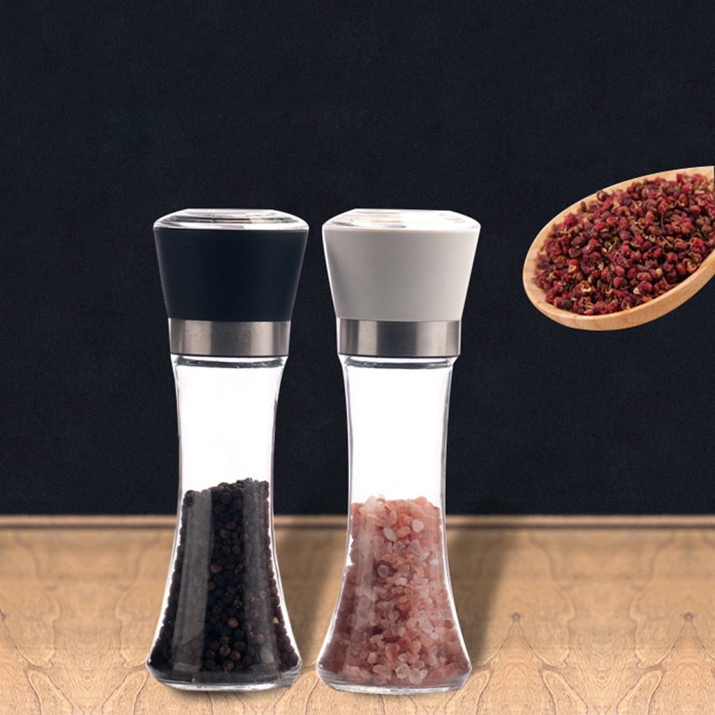 1 Pcs Salt And Pepper Grinder,Stainless Steel Sea Salt And Pepper Grinder,Glass Salt And Pepper Shakers,Refillable Sea Salt Shakers,Salt Grinder Refillable,Easy Clean Glass Grinders Black - V1189-LWWAL-20260401-06687 1 Pcs Salt And Pepper Grinder,Stainless Steel Sea Salt And Pepper Grinder,Glass Salt And Pepper Shakers,Refillable Sea Salt Shakers,Salt Grinder Refillable,Easy Clean Glass Grinders Black - Image 6
