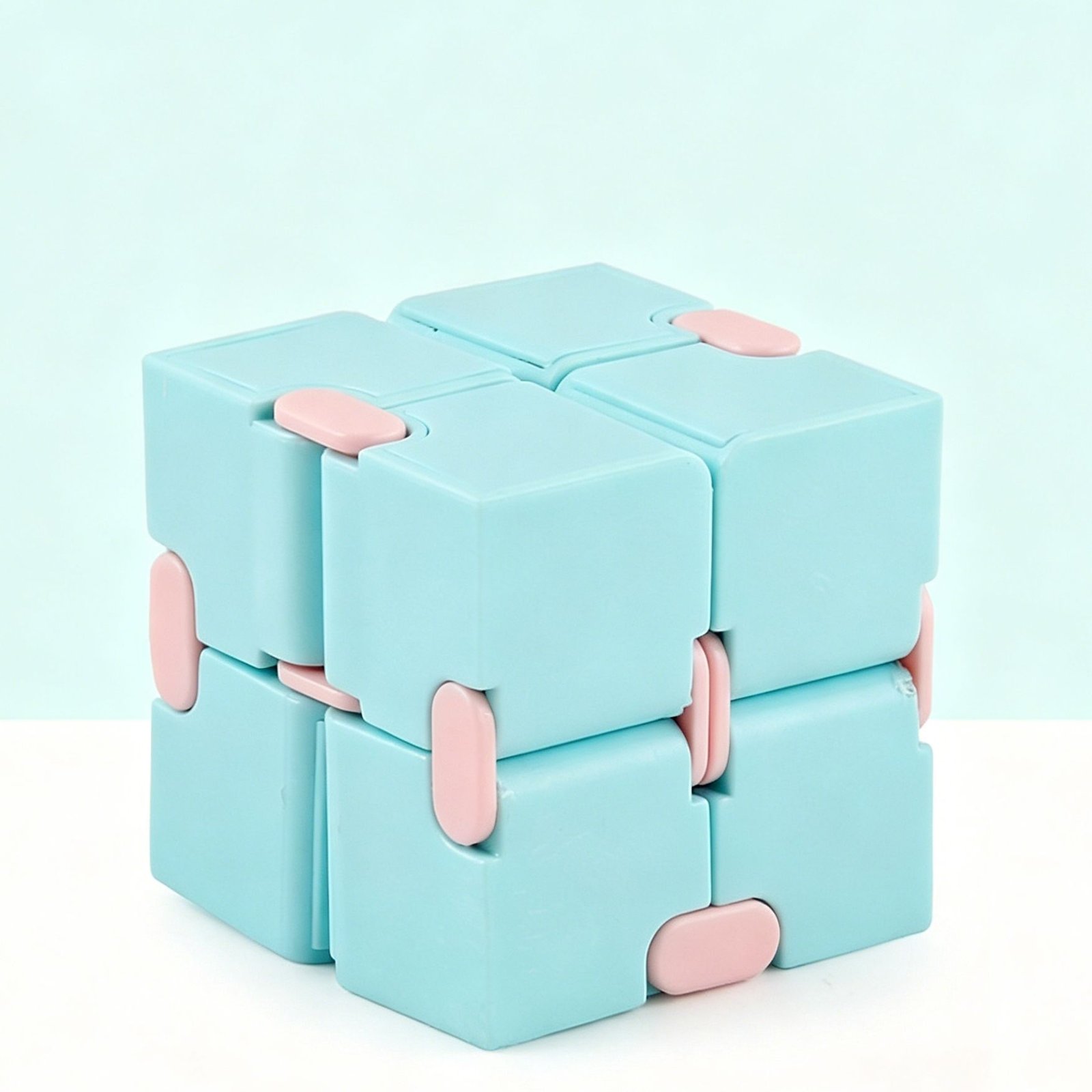 2pk Pastel Blue Macaron Infinity Fidget Cube