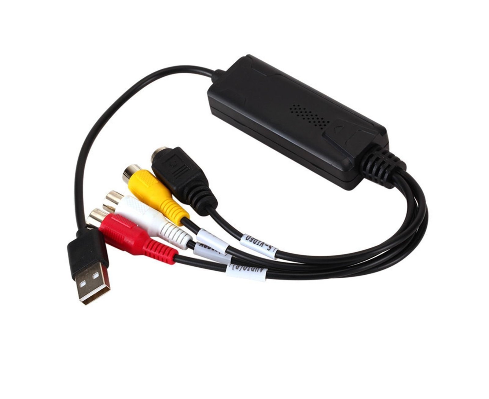 Video Capture Card Single-channel Video Image Monitoring Low Latency AV to USB 2.0 Game Capture Card for Live Streaming - Black - V1263-JX-275 Video Capture Card Single-channel Video Image Monitoring Low Latency AV to USB 2.0 Game Capture Card for Live Streaming - Black - Image 4