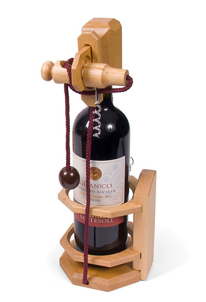 Wine Stopper Lock Puzzle - Party Puzzle- cant drink it until you crack the lock-party fun - V277-WSLP Wine Stopper Lock Puzzle - Party Puzzle- cant drink it until you crack the lock-party fun - Image 7