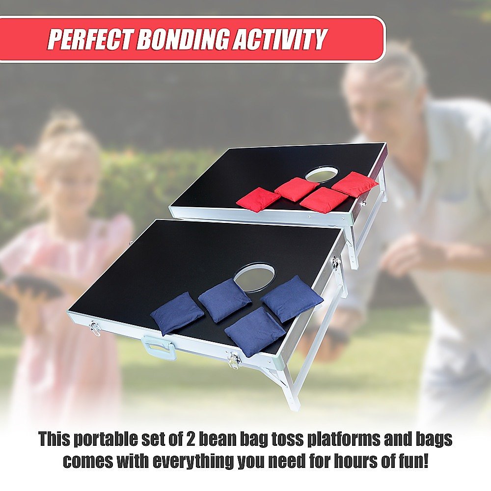 Bean Bag Toss Cornhole Game Set Aluminium Frame Portable Design - V63-821073 Bean Bag Toss Cornhole Game Set Aluminium Frame Portable Design - Image 9