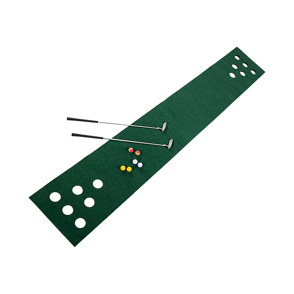 Golf Beer Pong Game Toy Set Green Golf Putting Matt with 2 Putters, 6 Balls - V63-835971 Golf Beer Pong Game Toy Set Green Golf Putting Matt with 2 Putters, 6 Balls - Image 8