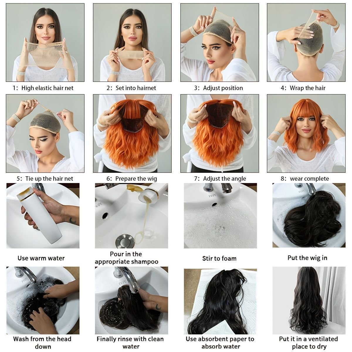 High-Density Synthetic Wig Heat-Resistant Wig Tea-Colored Wig Long Straight Wig - Dark Sand Gold - Size 85cm-33inch - V1102-108-24340-DAR-85CM-33INCH High-Density Synthetic Wig Heat-Resistant Wig Tea-Colored Wig Long Straight Wig - Dark Sand Gold - Size 85cm-33inch - Image 15
