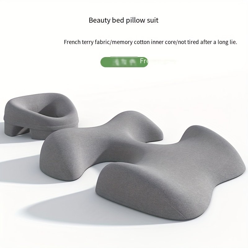 Comfort Zoning, No Fatigue—Ergonomic Beauty Bed Pillow Set(light gray)