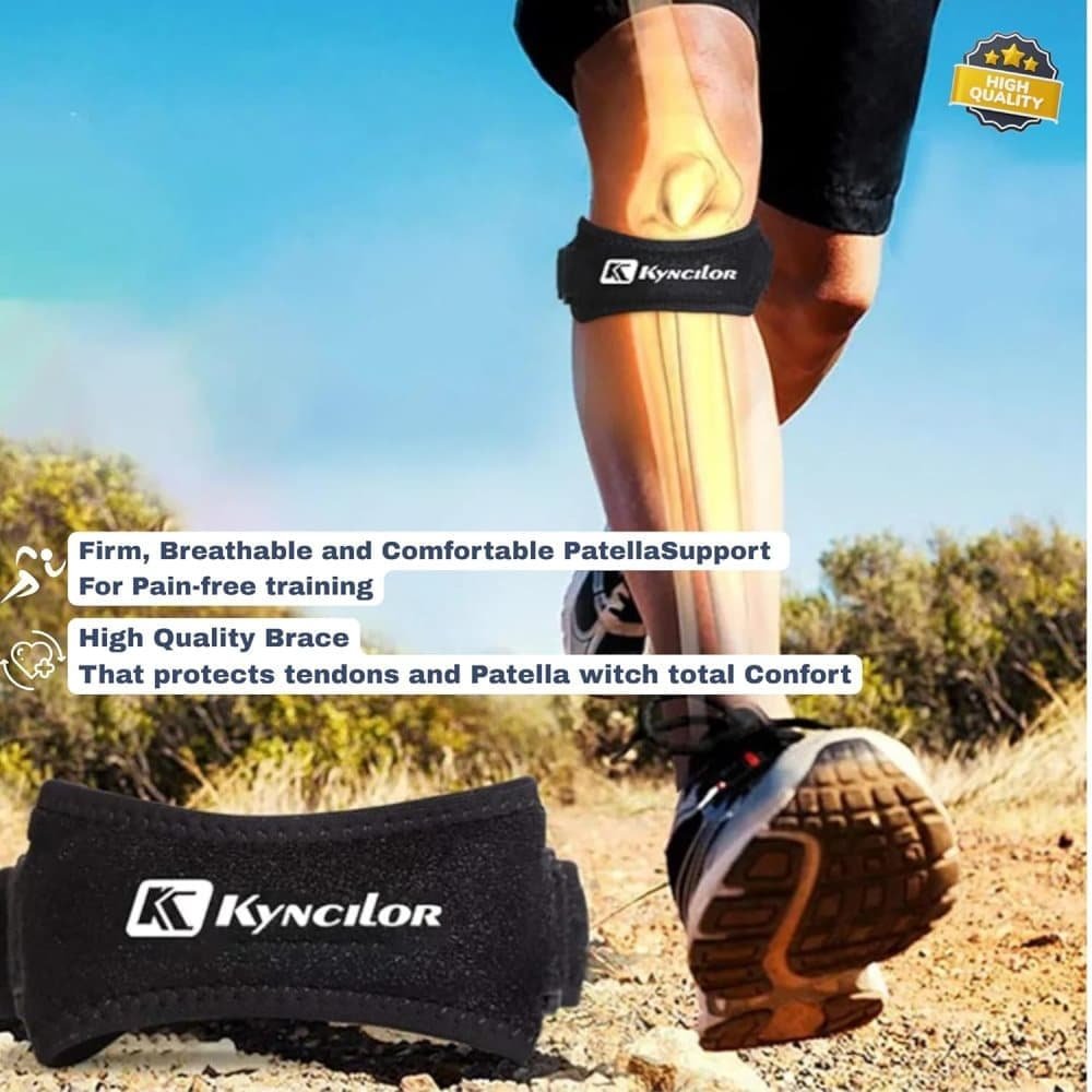2 pcs Adjustable Knee Pads for Running, Compatible with Most Brands - V1188-MS-325-2010 2 pcs Adjustable Knee Pads for Running, Compatible with Most Brands - Image 2