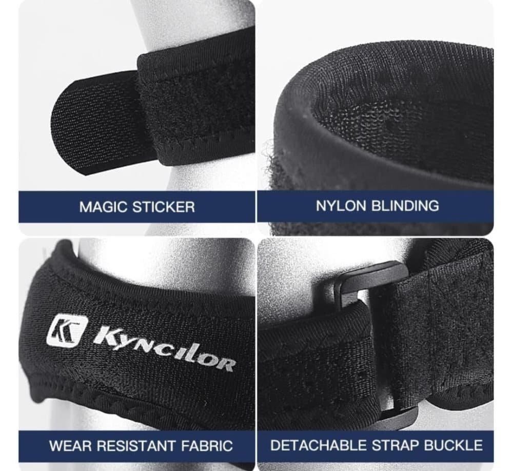 2 pcs Adjustable Knee Pads for Running, Compatible with Most Brands - V1188-MS-325-2010 2 pcs Adjustable Knee Pads for Running, Compatible with Most Brands - Image 3