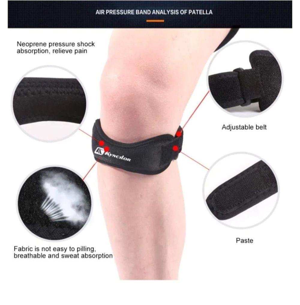 2 pcs Adjustable Knee Pads for Running, Compatible with Most Brands - V1188-MS-325-2010 2 pcs Adjustable Knee Pads for Running, Compatible with Most Brands - Image 5
