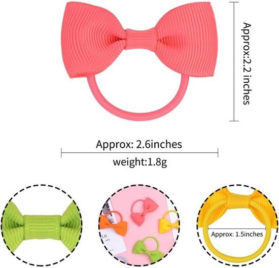 40-pack - Multicolor Baby Girl Hair Clips - Hair Elastics, Elastic Hair Bands - Ponytail Hair Elastics - Elastics - 40-pack (1 pack) - V1188-ZXY-131-590 40-pack - Multicolor Baby Girl Hair Clips - Hair Elastics, Elastic Hair Bands - Ponytail Hair Elastics - Elastics - 40-pack (1 pack) - Image 2