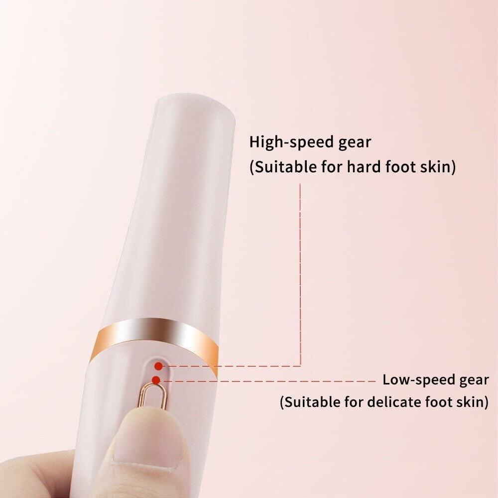 Electric Foot Callus Remover, Rechargeable Electronic Foot File, Waterproof Foot Scrubber File Pedicure Kit, Professional Pedicure Tools Feet Care for Dead Skin Women Men Pink - V1189-LWWAL-20260325-00494 Electric Foot Callus Remover, Rechargeable Electronic Foot File, Waterproof Foot Scrubber File Pedicure Kit, Professional Pedicure Tools Feet Care for Dead Skin Women Men Pink - Image 3