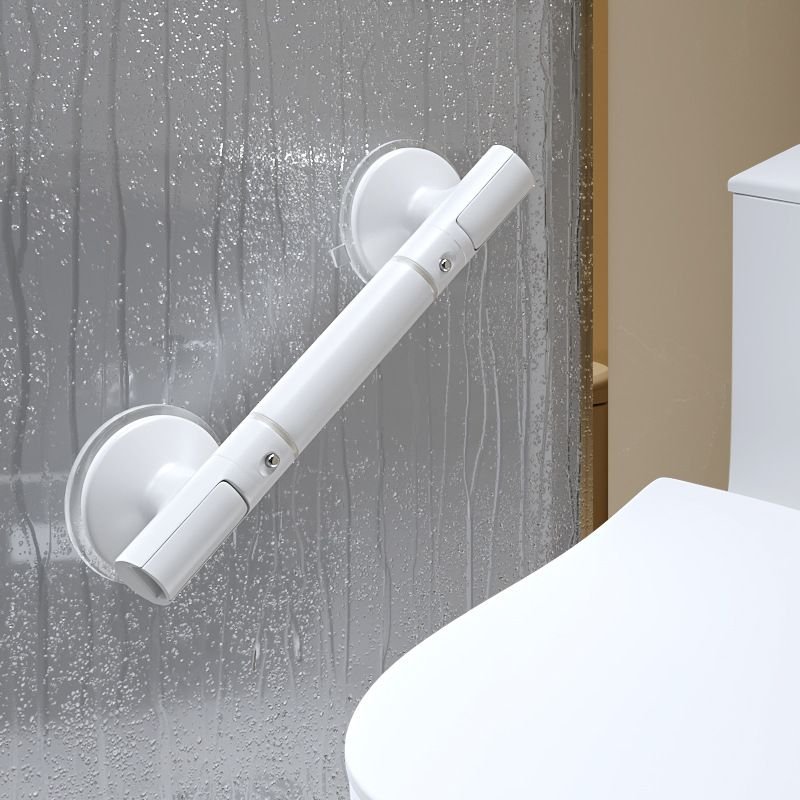 14in Grab Bars for Shower, 2 Pack | Shower Handles for Elderly Suction | No-Drill Bathroom Safety Bars for Seniors & Handicap Assist - V1192-AZ-W-2614 14in Grab Bars for Shower, 2 Pack | Shower Handles for Elderly Suction | No-Drill Bathroom Safety Bars for Seniors & Handicap Assist - Image 4
