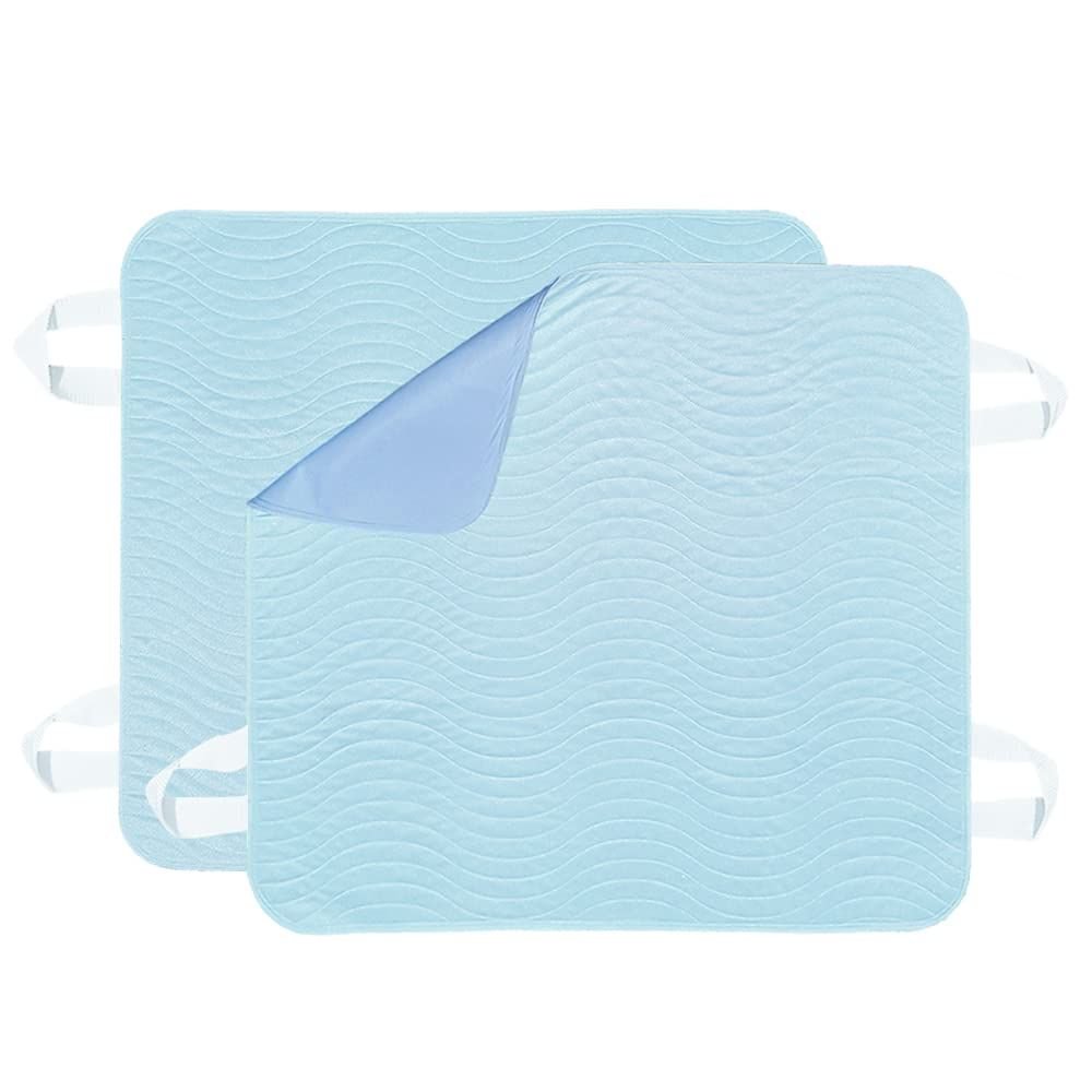 2 Pack Bed Pads for Incontinence Positioning Bed Pad with Handles for Lift and Transfer Reusable Waterproof Bed Pads Washable Incontinence Bed Pads for Elderly Hospital Home Care 36” × 34” - V1192-AZ-W-4765 2 Pack Bed Pads for Incontinence Positioning Bed Pad with Handles for Lift and Transfer Reusable Waterproof Bed Pads Washable Incontinence Bed Pads for Elderly Hospital Home Care 36” × 34” - Image 5