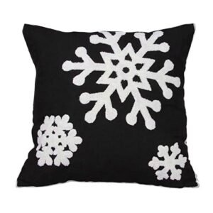 Xmas Throw Pillows Case for Living Room-Black