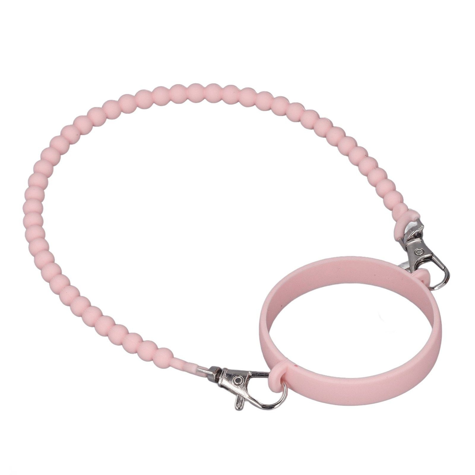 Water Bottle Handle Strap Portable Reliable Multifunctional 37cm Silicone Water Bottle Sling for Outdoor Pink - V1294-YM0710-3118230347213 Water Bottle Handle Strap Portable Reliable Multifunctional 37cm Silicone Water Bottle Sling for Outdoor Pink - Image 2