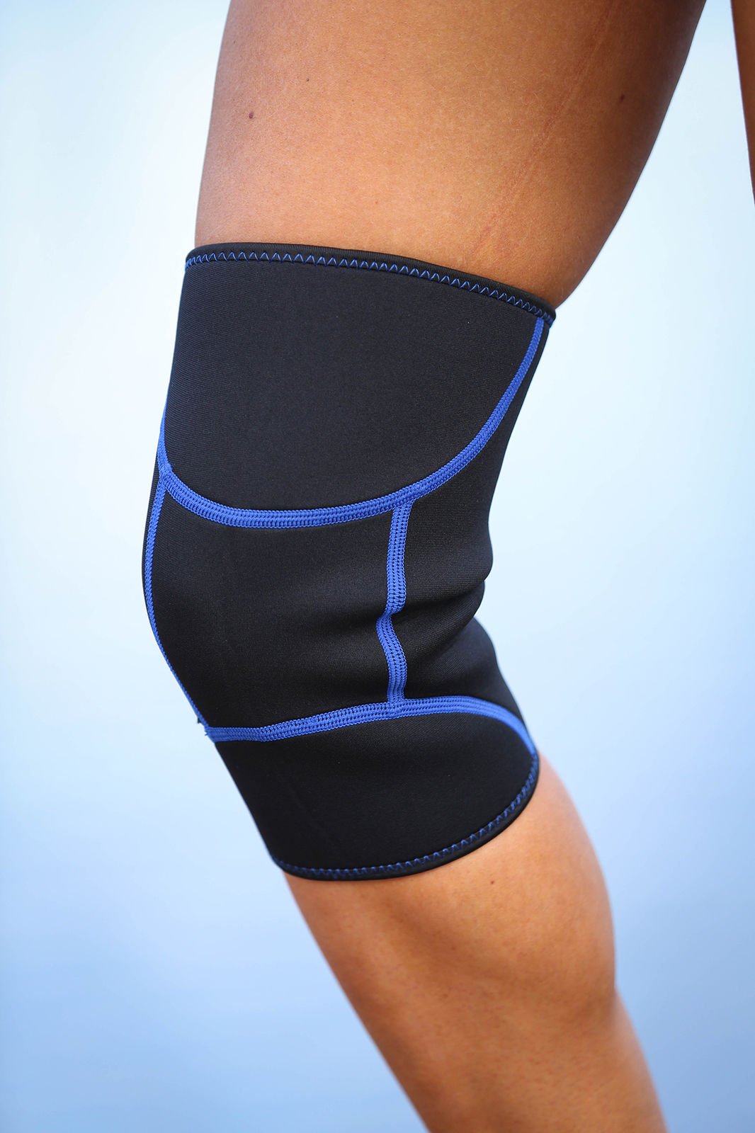 Sprint Industries Neoprene Zip Knee Support Pain Relief Brace Sports - Unisex - V160-651285 Sprint Industries Neoprene Zip Knee Support Pain Relief Brace Sports - Unisex - Image 9