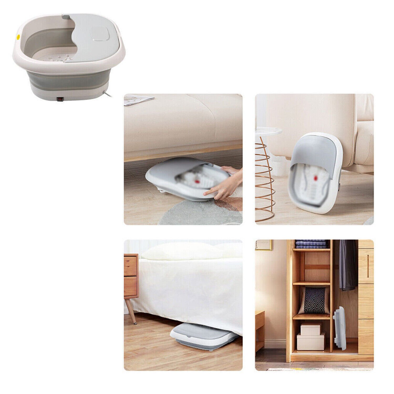 Electric Foot Spa Massager Footbath Pedicure Heat Soak Home Bath Tub Massage - V201-QUEW13727524 Electric Foot Spa Massager Footbath Pedicure Heat Soak Home Bath Tub Massage - Image 4