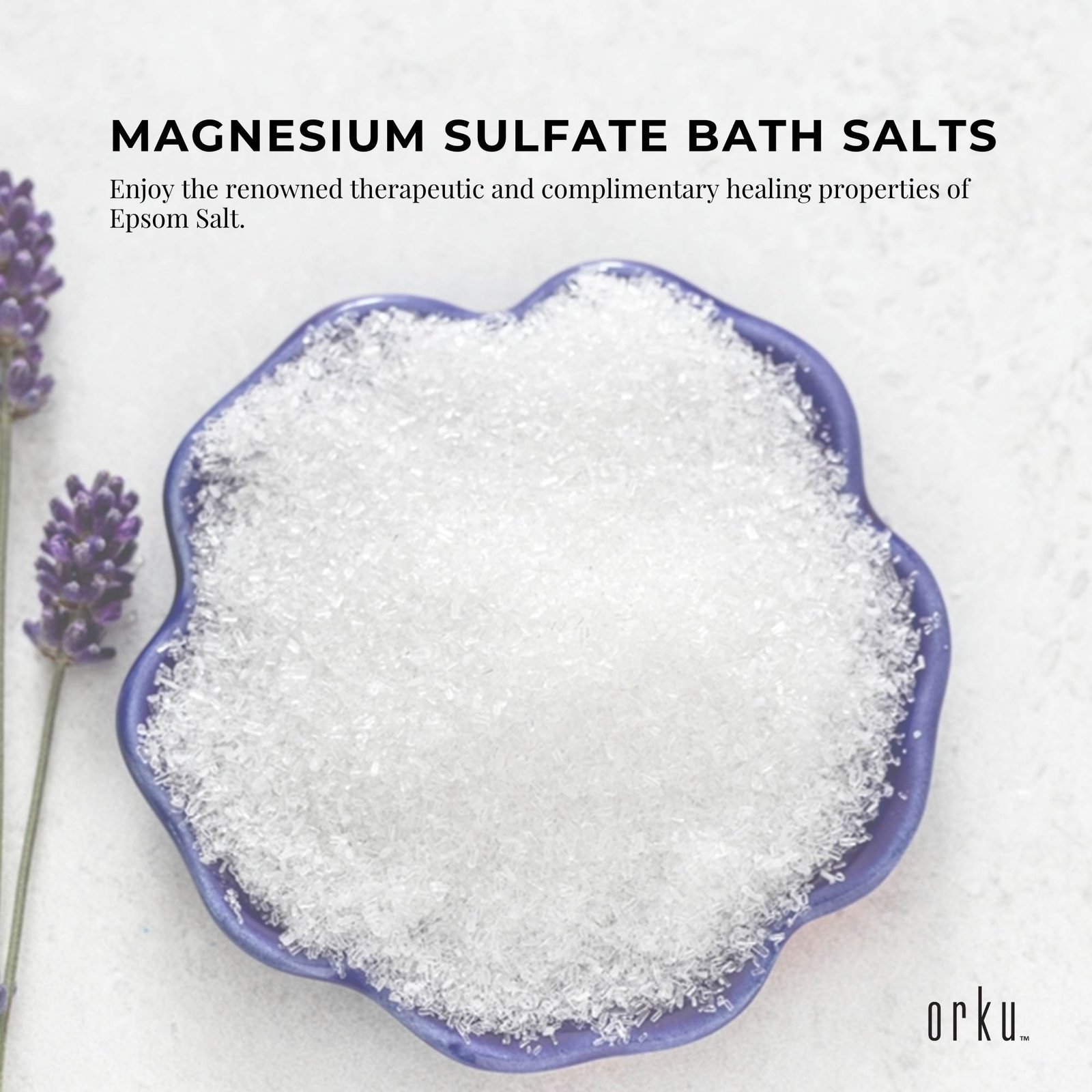 12x 1Kg Orku Epsom Salt - Magnesium Sulphate Bath Salts Skin Body - V238-SUPDZ-31950282948688 12x 1Kg Orku Epsom Salt - Magnesium Sulphate Bath Salts Skin Body - Image 6