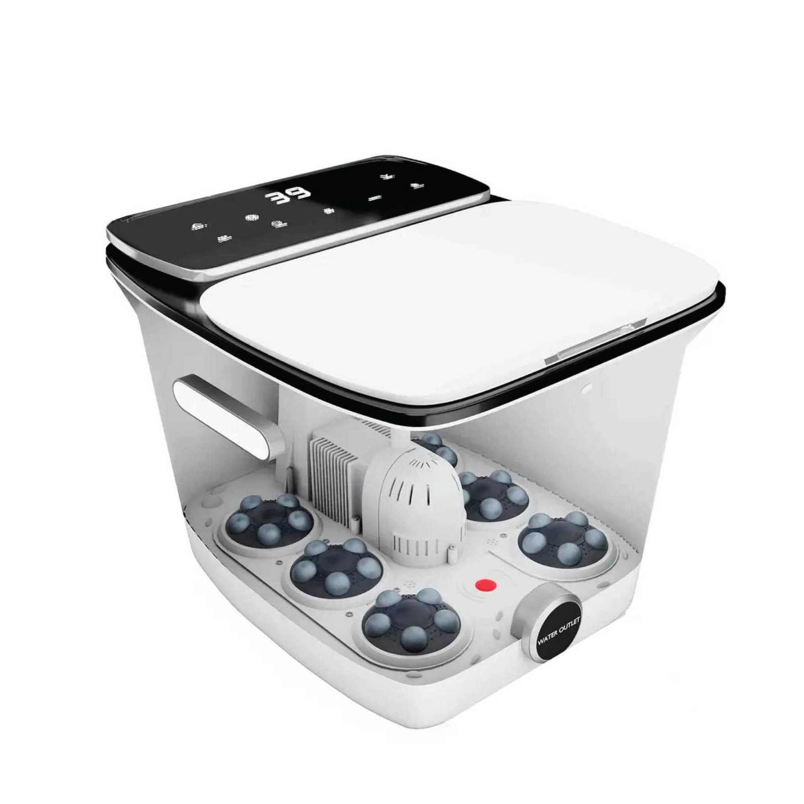 Orku Foot Spa Automatic Water Heating Massager - Electric Pedicure Bath
