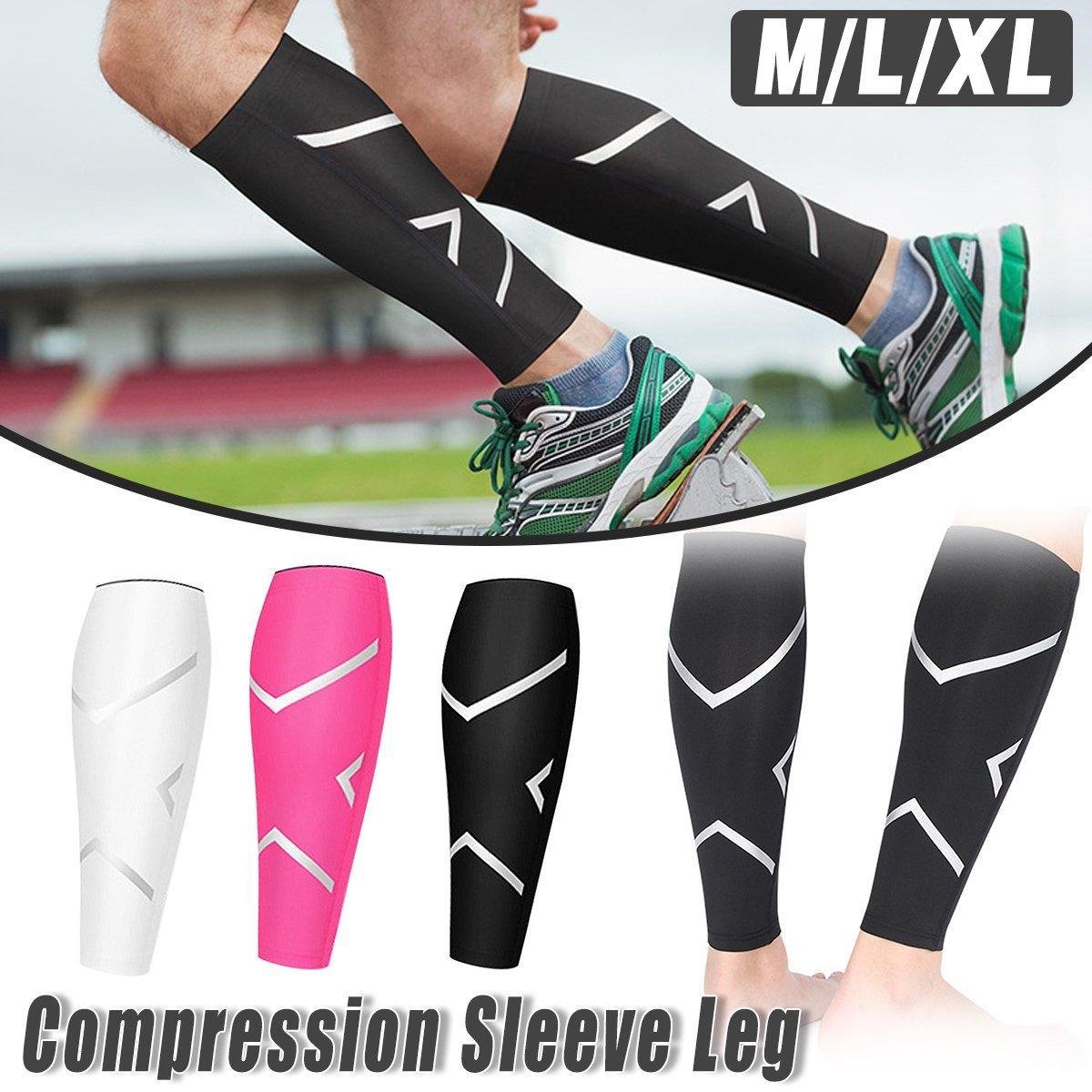 1 Unit Breathable Sports Shin Guards Knee Pads for Cycling Running Football Basketball - White / XL