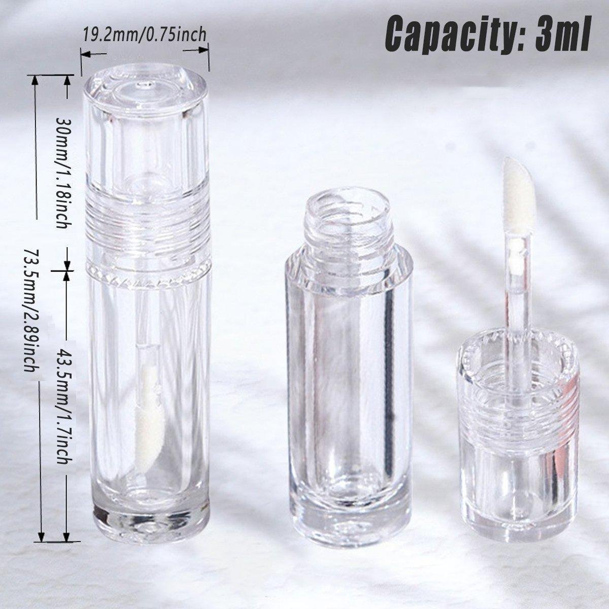 10pcs 3ml Transparent Lip Gloss Tubes Small Capacity Lip Glaze Containers - V528-LIPSTICK-TUBE-10PCS-612523 10pcs 3ml Transparent Lip Gloss Tubes Small Capacity Lip Glaze Containers - Image 3