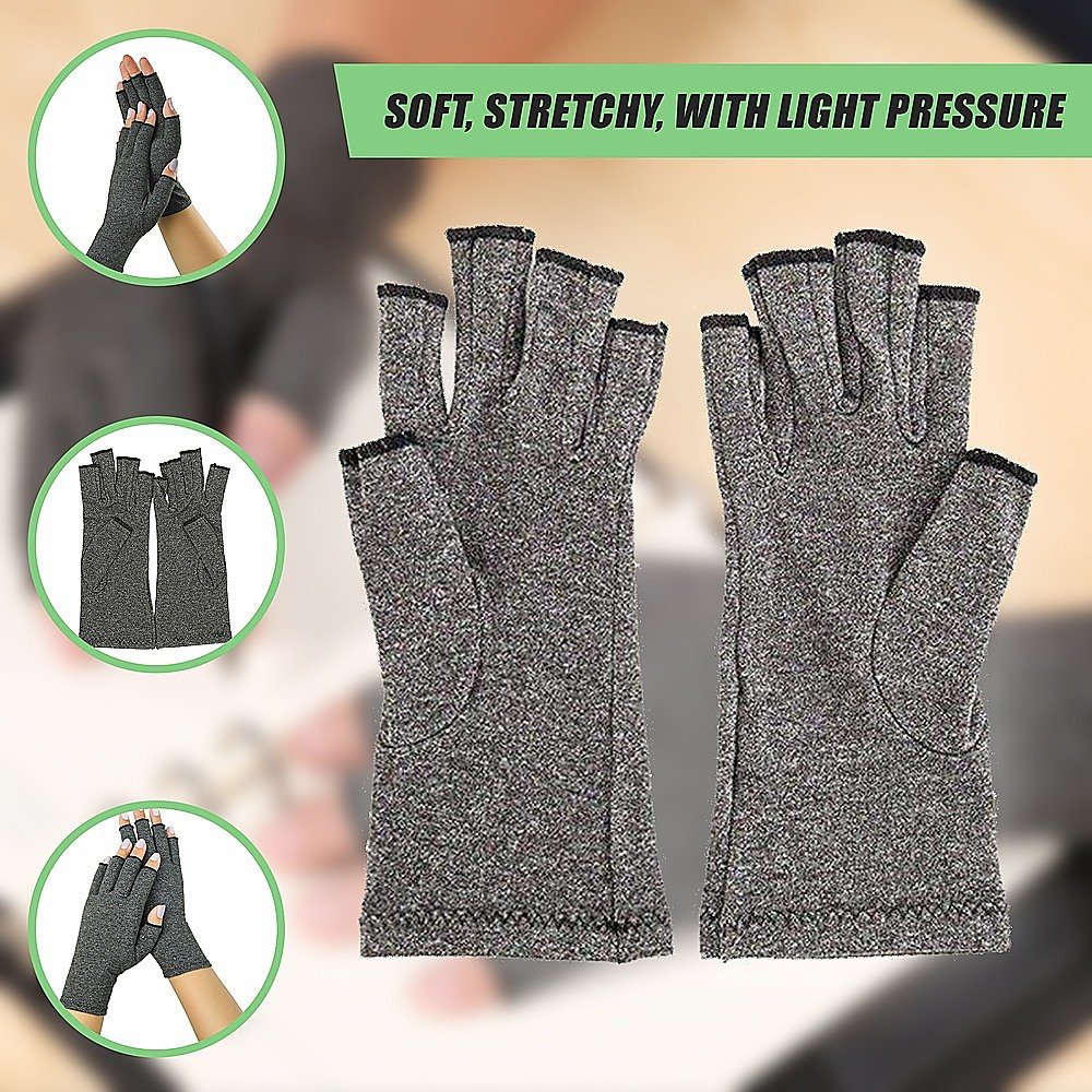 Arthritis Gloves Compression Joint Finger Hand Wrist Support Brace - Medium - V63-823971 Arthritis Gloves Compression Joint Finger Hand Wrist Support Brace - Medium - Image 8