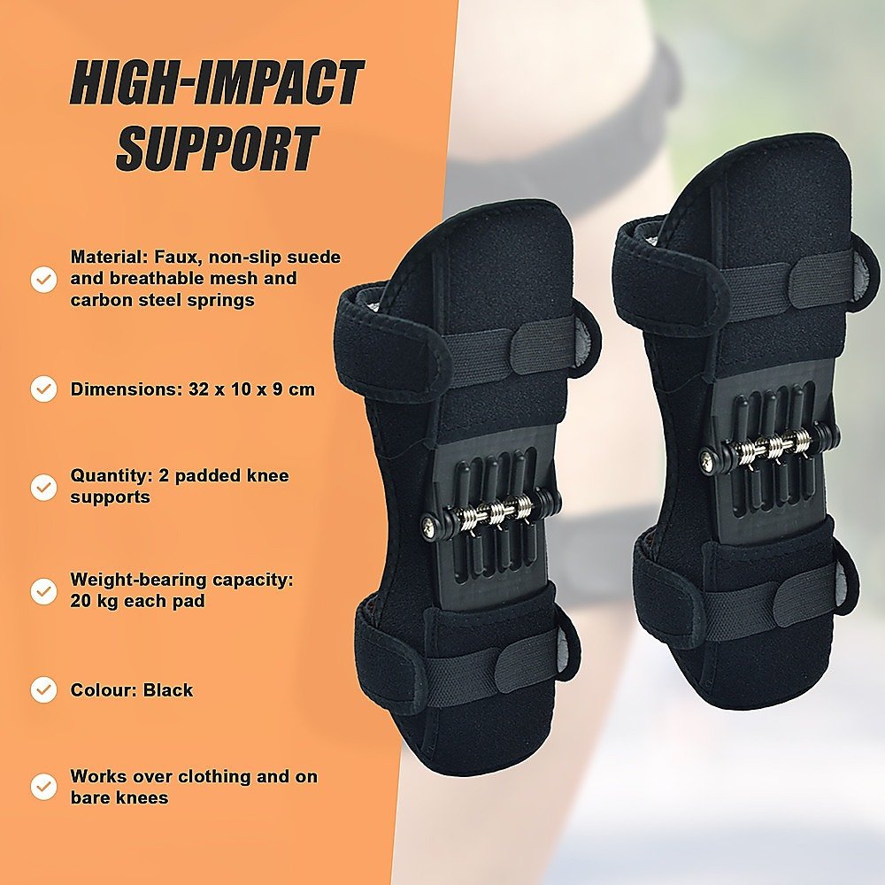 Power Knee Stabiliser Pad with Support Joint Spring Rebound Brace - V63-827341 Power Knee Stabiliser Pad with Support Joint Spring Rebound Brace - Image 10
