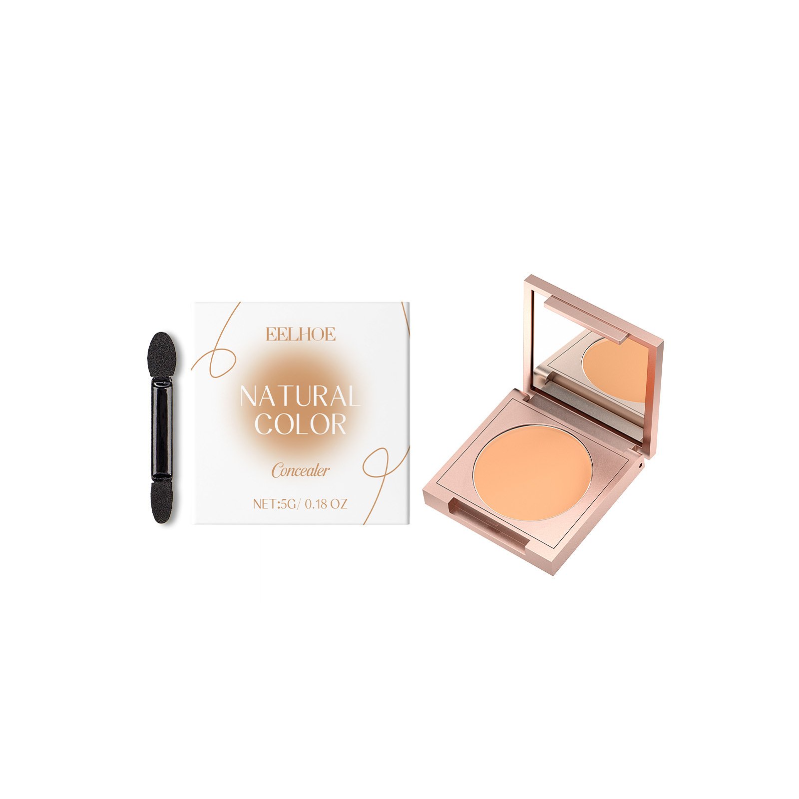 Professional Concealer with Long-Lasting Coverage(Natural color)