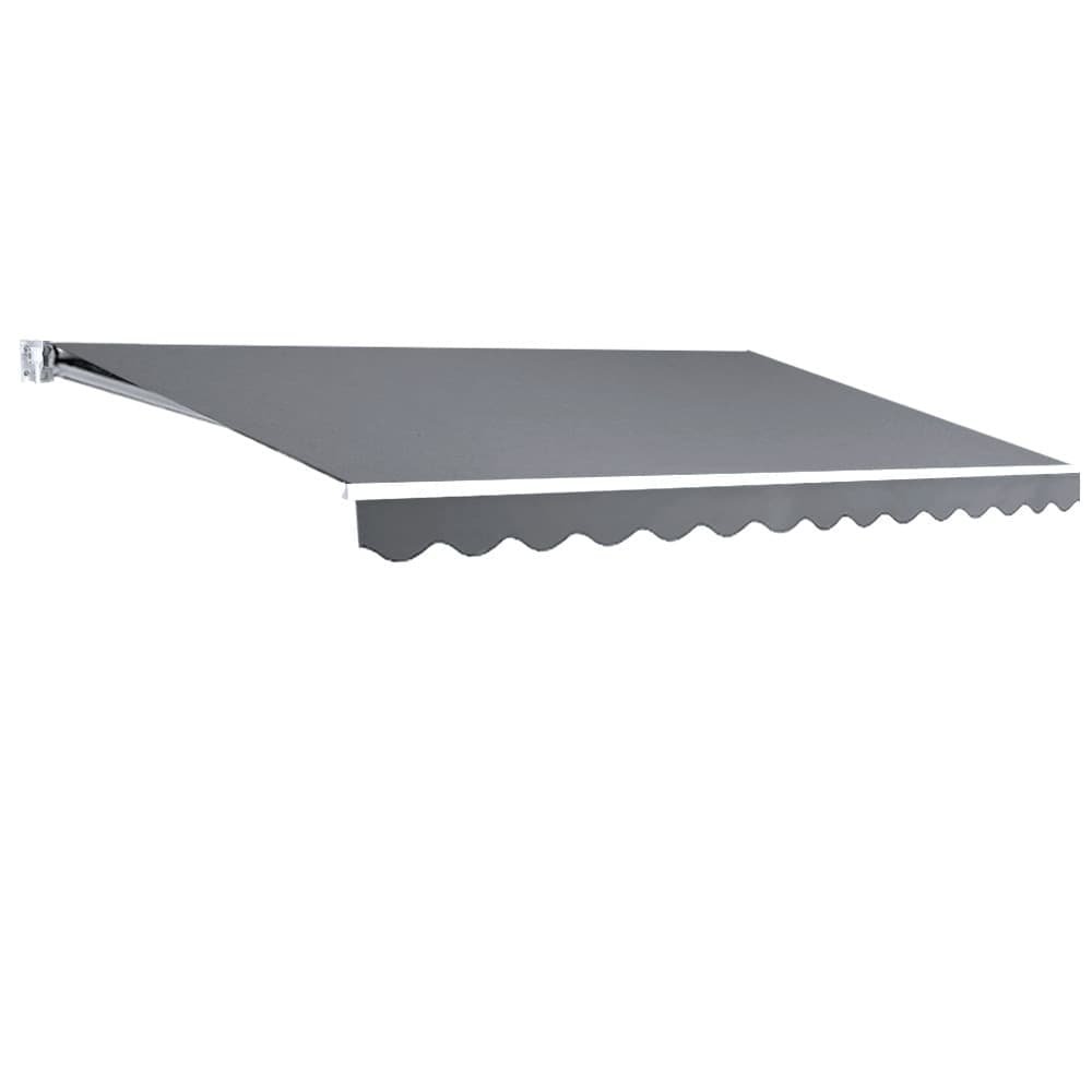 Instahut Retractable Folding Arm Awning Manual Sunshade 4Mx2.5M Pearl Grey - AWN-B-ARM-40X25-PEGR Instahut Retractable Folding Arm Awning Manual Sunshade 4Mx2.5M Pearl Grey - Image 7