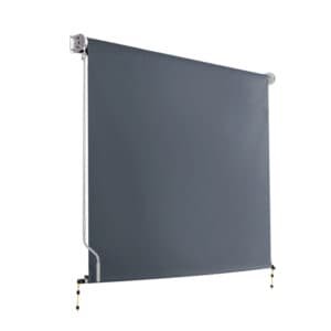 Instahut 1.8X2.5M Outdoor Blinds Awning Roll Down Canopy Retractable Outdoor Blinds Window Shade Grey