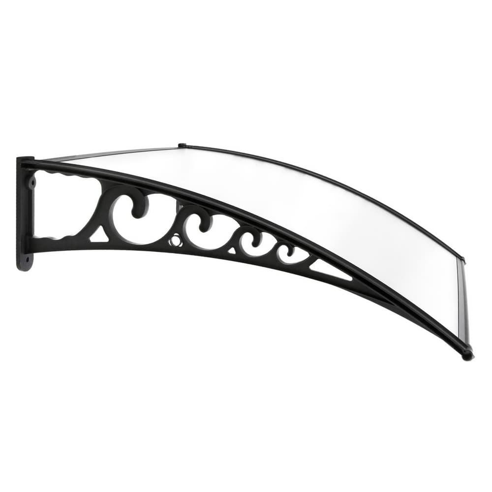 Instahut Window Door Awning 1mx3m Transparent - AWN-PC6-1X3 Instahut Window Door Awning 1mx3m Transparent - Image 4