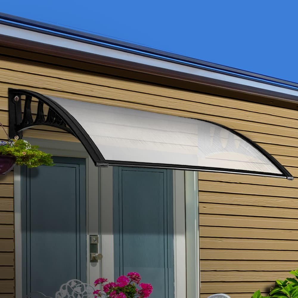 Instahut Window Door Awning 1mx3m Transparent - AWN-PC6-1X3 Instahut Window Door Awning 1mx3m Transparent - Image 7