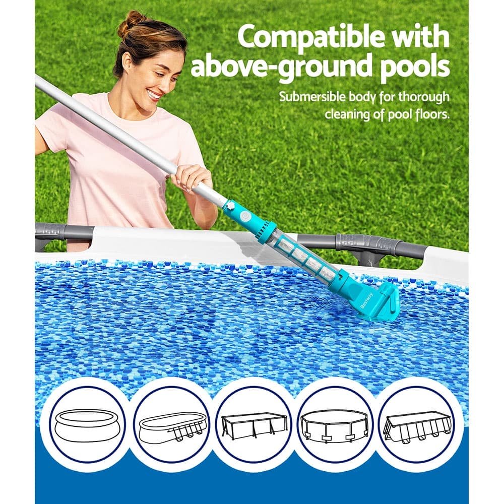 Bestway Pool Cleaner Vacuum Cordless Swimming Pools Cleaning Kit AquaSurge - BW-CLEANER-58771 Bestway Pool Cleaner Vacuum Cordless Swimming Pools Cleaning Kit AquaSurge - Image 6