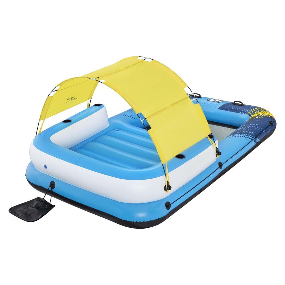 Bestway Inflatable Floating Island Float Lounger Sunshade Pool Bed 3.05Mx1.86M - BW-FLOAT-43645 BW FLOAT 43645 191844 02