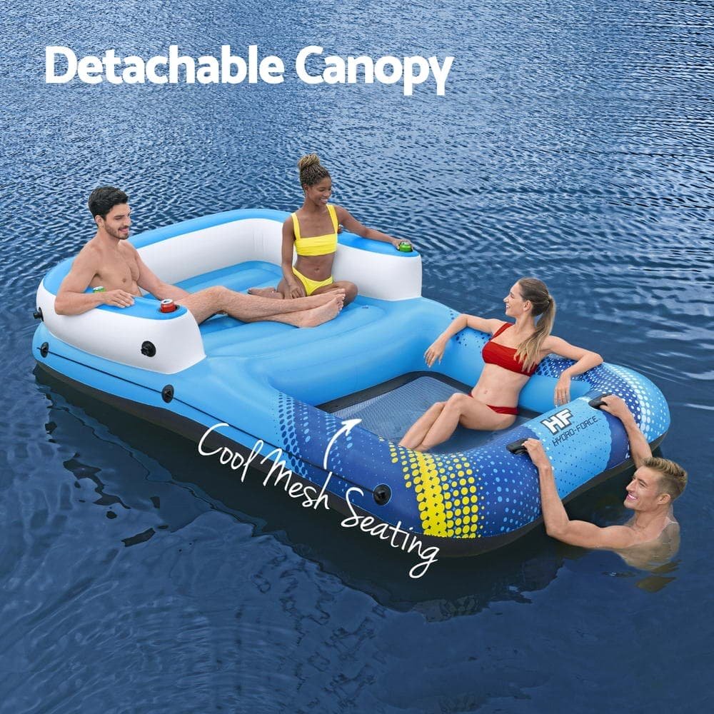 Bestway Inflatable Floating Island Float Lounger Sunshade Pool Bed 3.05Mx1.86M - BW-FLOAT-43645 BW FLOAT 43645 191844 03