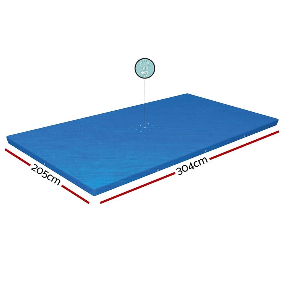 Bestway Pool Cover 58106 Fits 3x2.01m Above Ground Swimming Pool PE Blanket - BW-PC-3X2-58106 BW PC 3X2 58106 191848 01