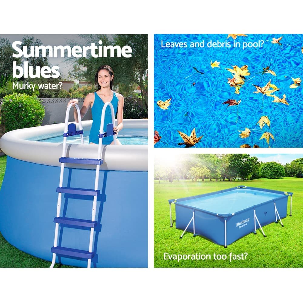 Bestway 58017 Pool Cover Fits 4x2.11m Above Ground Swimming Pool PE Blanket - BW-PC-58107 Bestway 58017 Pool Cover Fits 4x2.11m Above Ground Swimming Pool PE Blanket - Image 4