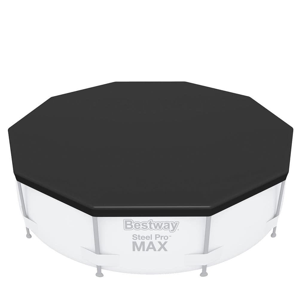 Bestway Pool Cover Fits 3.05m Round Above Ground Swimming Pool PVC Blanket - BW-PC-R-305-58036 BW PC R 305 58036 194979 00