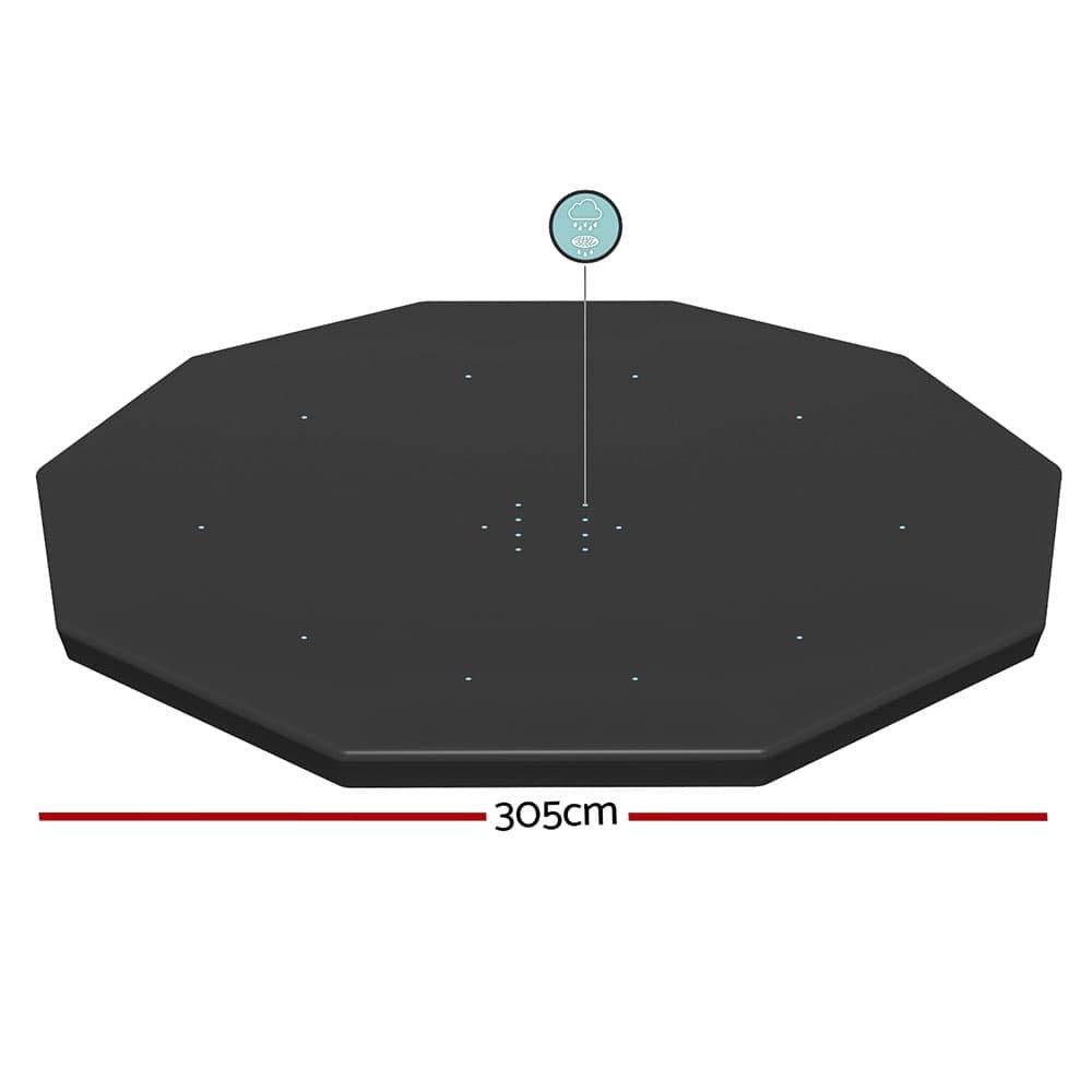 Bestway Pool Cover Fits 3.05m Round Above Ground Swimming Pool PVC Blanket - BW-PC-R-305-58036 BW PC R 305 58036 194979 01