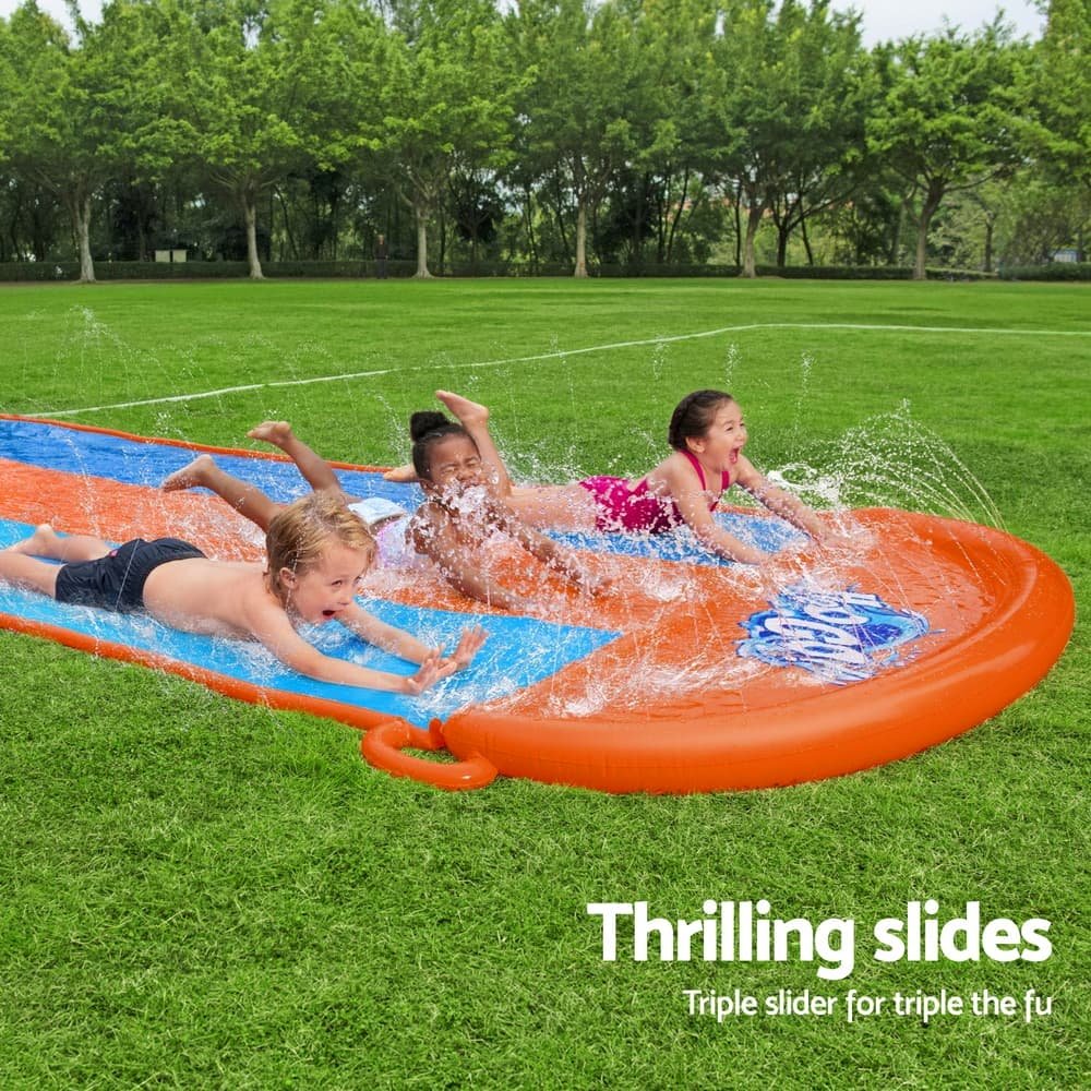 Bestway Water Slide Slip Kids 488cm Triple Slides - BW-SLIDE-T-52329 Bestway Water Slide Slip Kids 488cm Triple Slides - Image 4