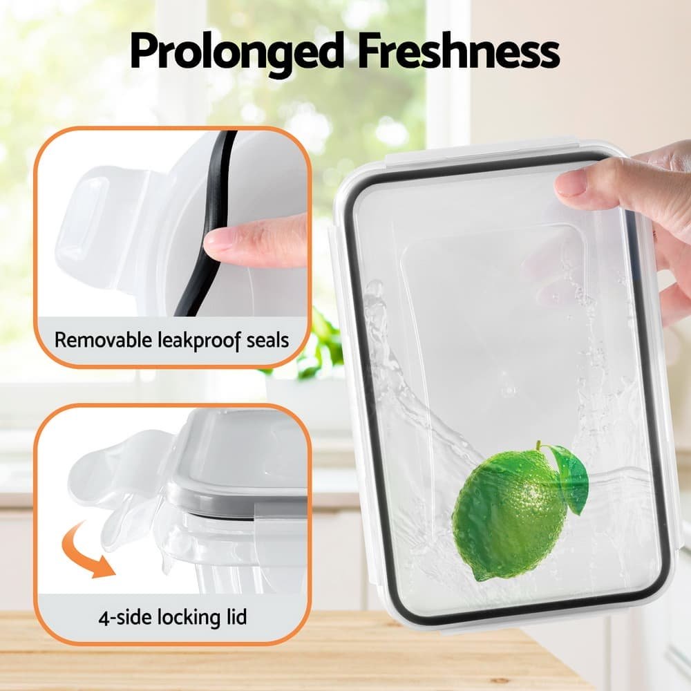 5-Star Chef Cereal Dispenser Food Storage Container 16PCS - CD-B-8014-BK CD B 8014 BK 143779 04