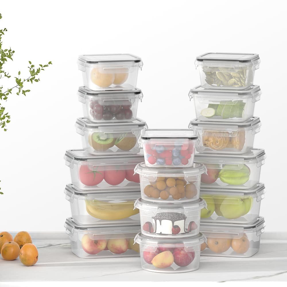 5-Star Chef Cereal Dispenser Food Storage Container 16PCS - CD-B-8014-BK CD B 8014 BK 143779 05
