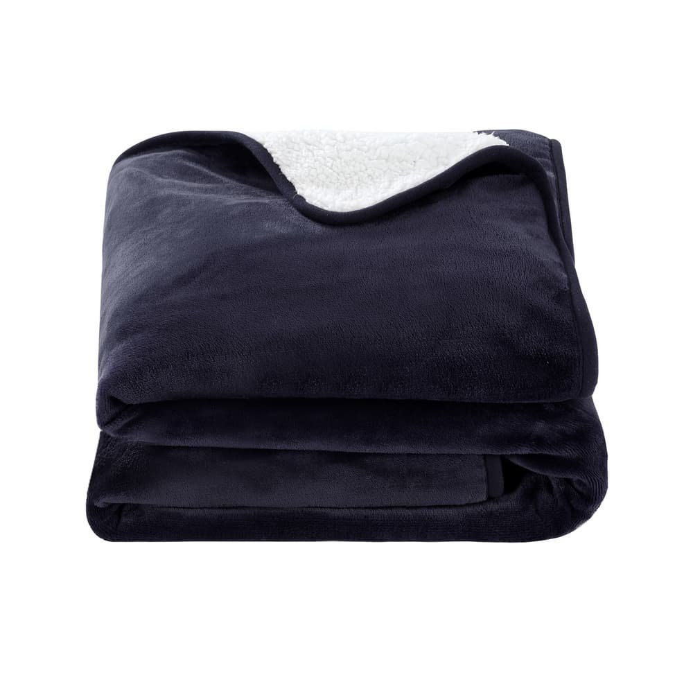 Giselle Electric Throw Rug Heated Blanket Fleece Charcoal - EB-C-THROW-RUG-DS-CHR EB C THROW RUG DS CHR 150698 02
