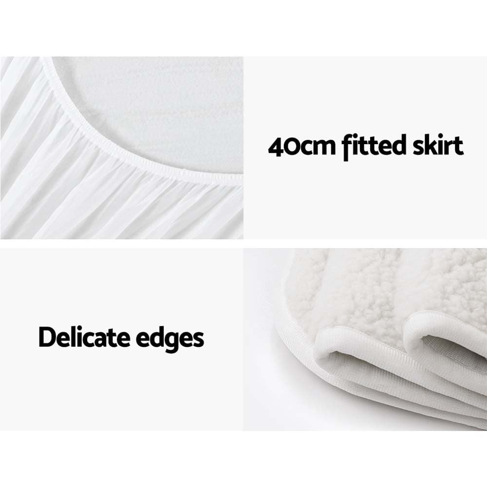 Giselle Bedding Double Size Electric Blanket Fleece - EB-FL-LCD-D Giselle Bedding Double Size Electric Blanket Fleece - Image 7