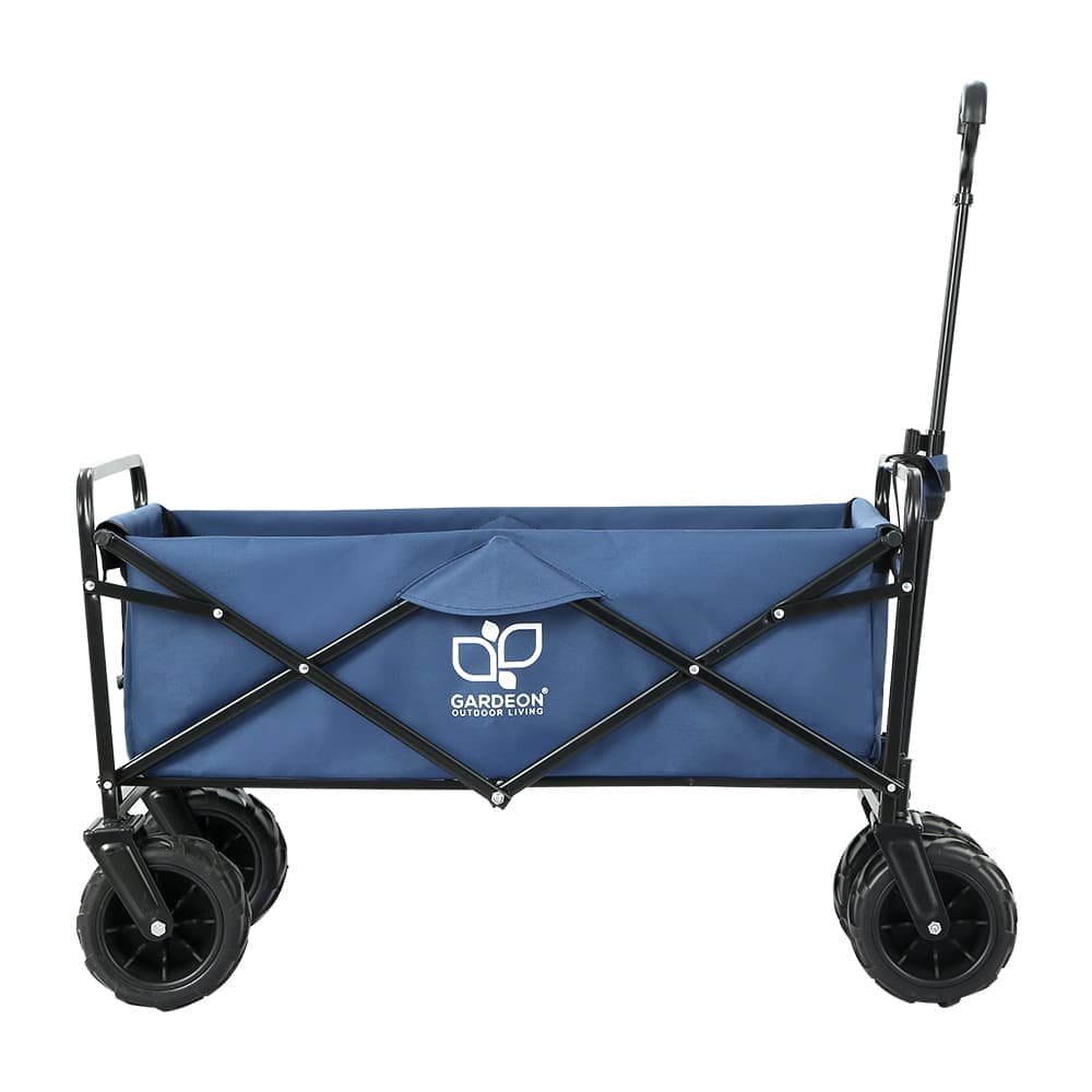 Gardeon Garden Cart Folding 120kg Trolley Camping Wagon Barrow Outdoor Beach - GCT-FABRIC-120KG-NA Gardeon Garden Cart Folding 120kg Trolley Camping Wagon Barrow Outdoor Beach - Image 3