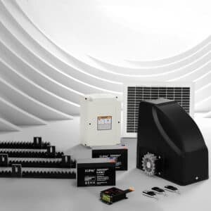 LockMaster Automatic Sliding Gate Opener Kit 10W Solar 4M 600KG