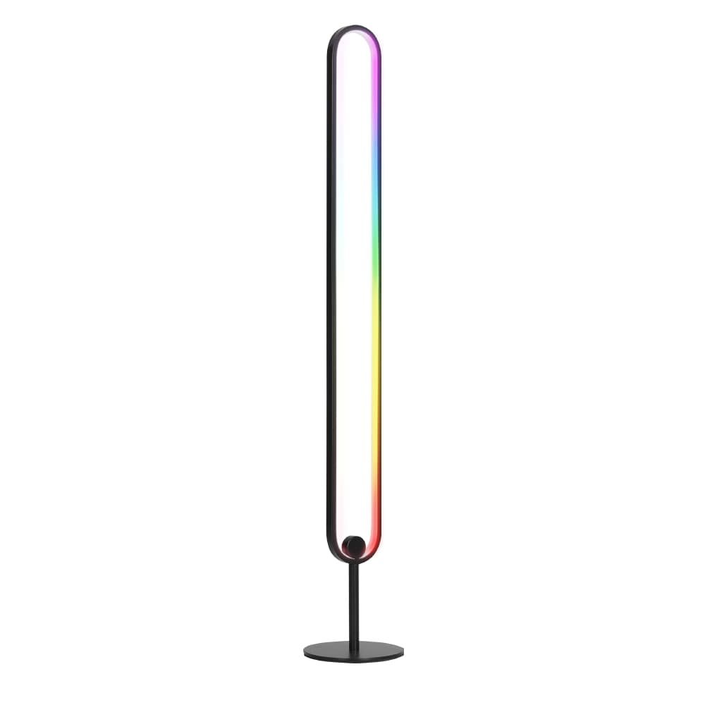 Artiss RGB LED Floor Lamp Remote Control Corner Light Stand Gaming Room 118CM - LAMP-FLOOR-RGB-118-BK Artiss RGB LED Floor Lamp Remote Control Corner Light Stand Gaming Room 118CM