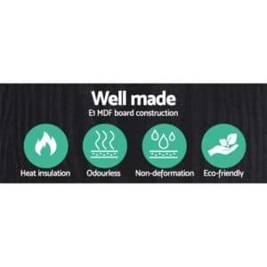 Artiss Floor Lamp 3 Tier Shelf Storage LED Light Stand Home Room Pattern Black - LAMP-FLOOR-SF-3017-B-BK