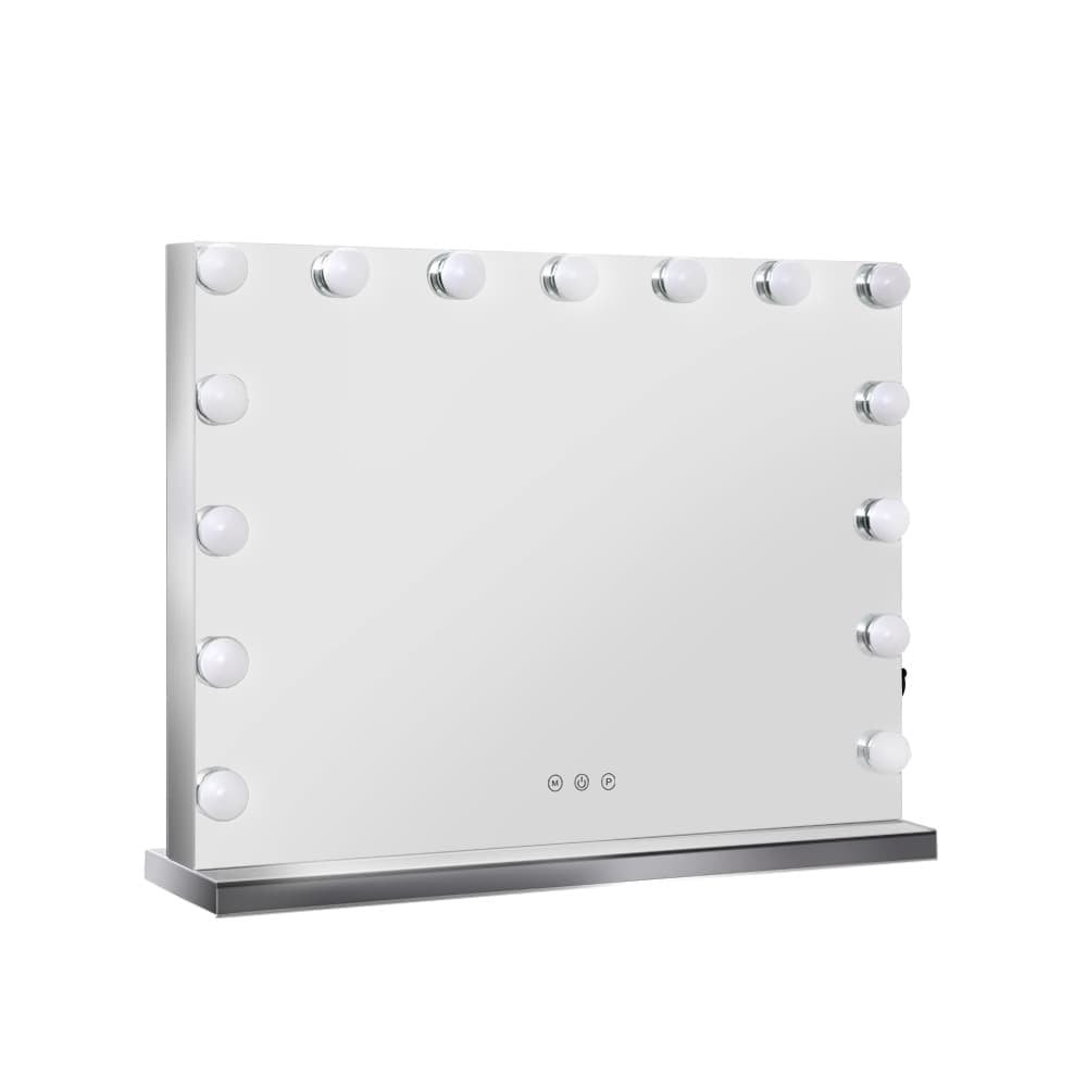 Embellir Makeup Mirror 58x46cm Hollywood Vanity with LED Light Tabletop Wall - MM-FRAMELS-5846-GS Embellir Makeup Mirror 58x46cm Hollywood Vanity with LED Light Tabletop Wall - Image 8