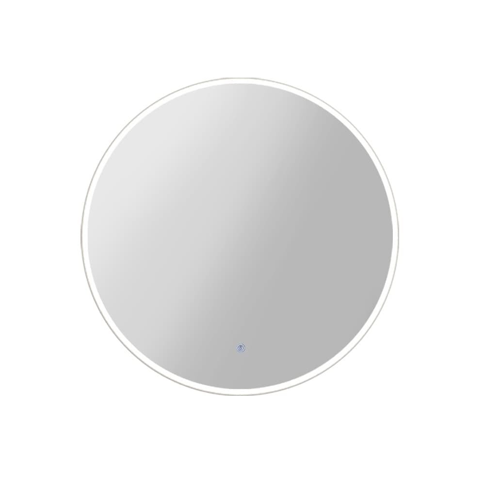 Embellir Wall Mirror 90cm with Led light Makeup Home Decor Bathroom Round Vanity - MM-WALL-ROU-LED-90 Embellir Wall Mirror 90cm with Led light Makeup Home Decor Bathroom Round Vanity